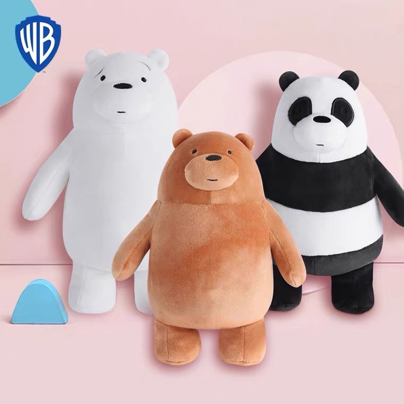 READY STOCK】20cm/30cm/40cm/60cm we bare bears｜Patung｜咱们裸熊 3 colours |  Shopee Malaysia