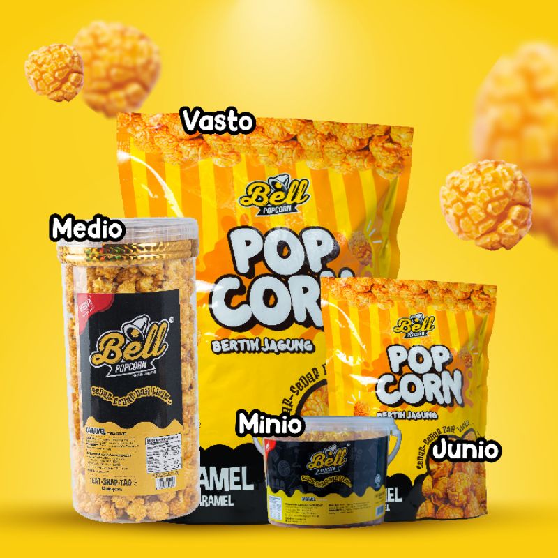 Bell Popcorn (Caramel) | Shopee Malaysia