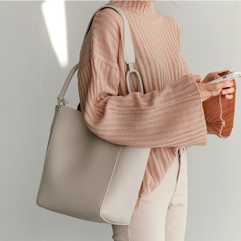 Fashion Women Shoulder Bags Leather Handbags Ladies Sling Tote Korean  Bucket Bag | Shopee Malaysia