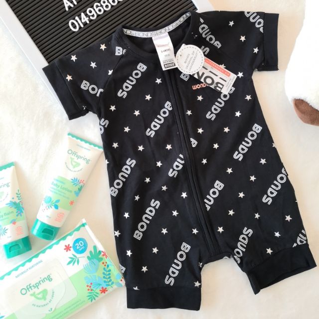 bonds zip romper wondersuit