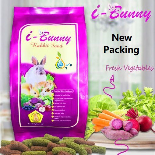 IBunny Purple Sweet Potato Rabbit Food 1KG (New Packing of HoneyBun