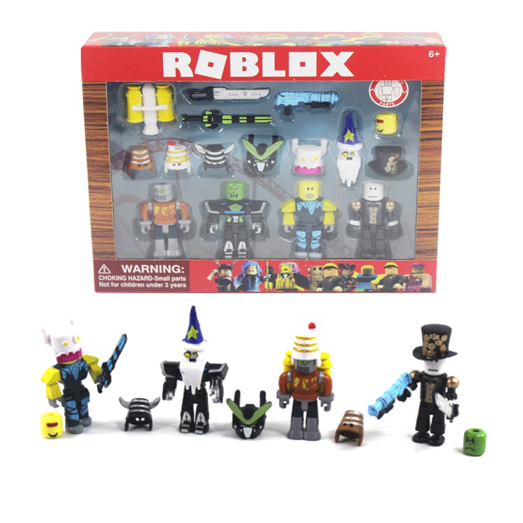 4 Action Figure Pack Includes 4 figures New Roblox Robot Riot Mix & Match 