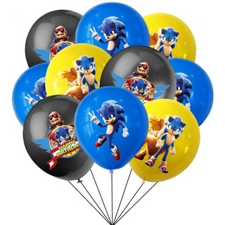 Sonic the Hedgehog Balloon Garland Arch Kit Foil Sonic Red Yellow Blue ...