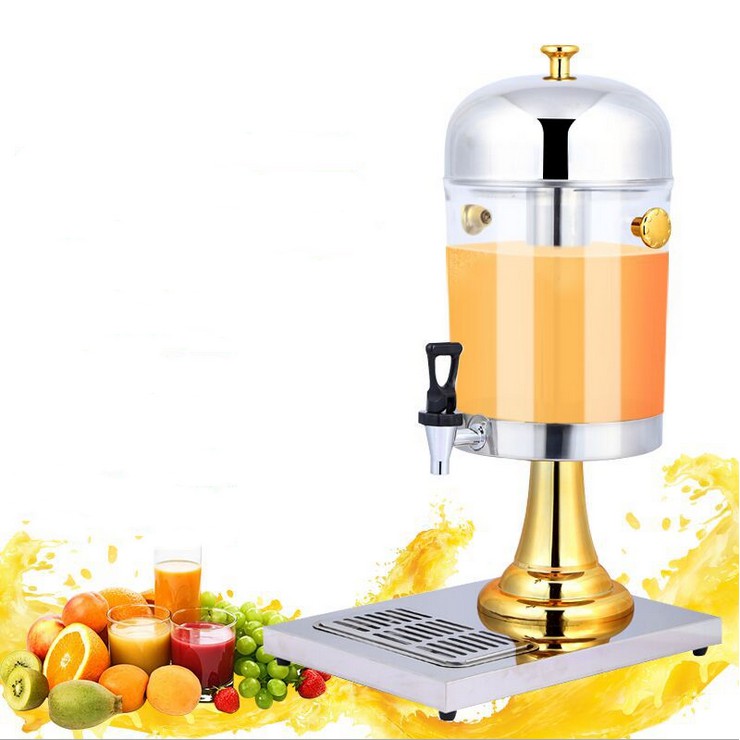8L STAINLESS STEEL JUICE DISPENSER WITH ICE CHAMBER (Chrome Plated