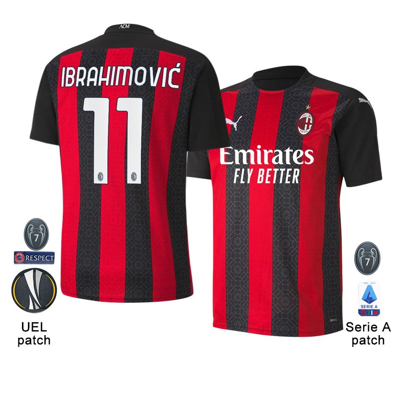 Ac Milan Fans Version 20 21 Topthai Quality Home Jersey S 2xl Shopee Malaysia