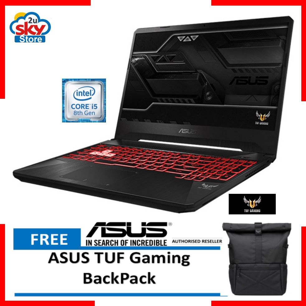 Asus TUF FX505G-DBQ231T (i5 / 4GB RAM/ 1TB HDD/ GTX1050 4GD5) Gaming ...