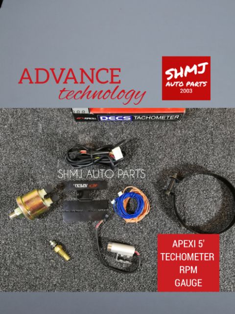 5IN DECS TACHOMETER GAUGE RPM | Shopee Malaysia