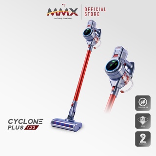 MMX Cyclone Plus A22 Digital Display & Anti Hair Tangle Cordless Vacuum Cleaner (MMXVC-190AR-BB)