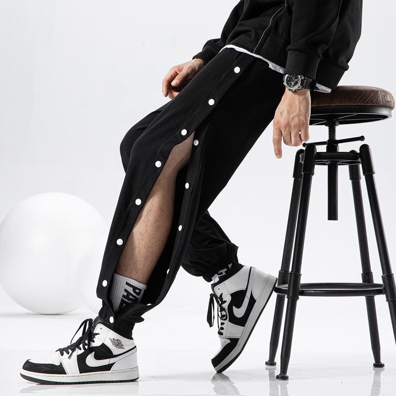 nba pants with buttons