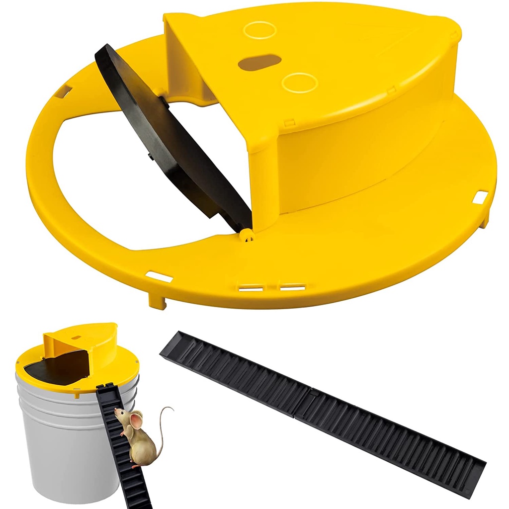 Slide Bucket Lid Mouse Rat Trap Flip Slide Mouse Trap Bucket Compatible ...