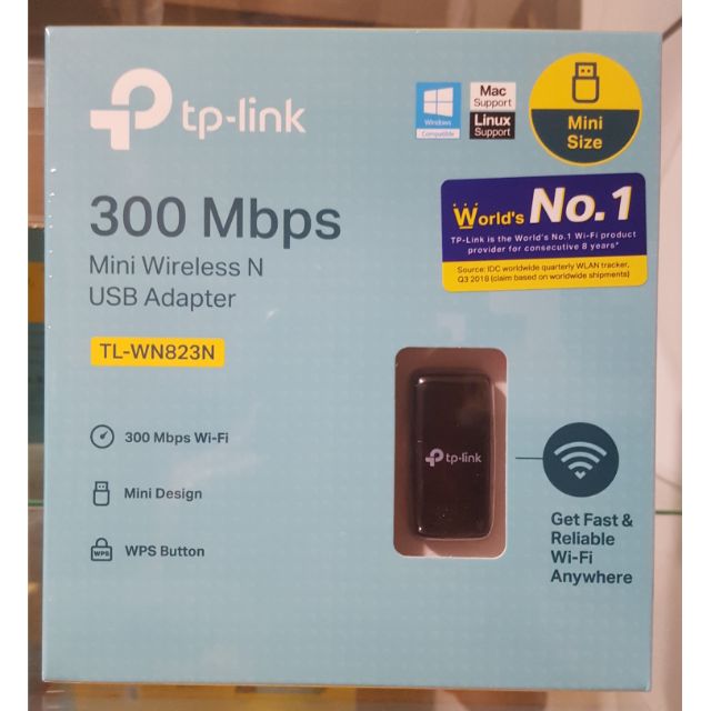 Tp Link Tl Wn3n 300mbps Mini Wireless N Usb Adapter Shopee Malaysia