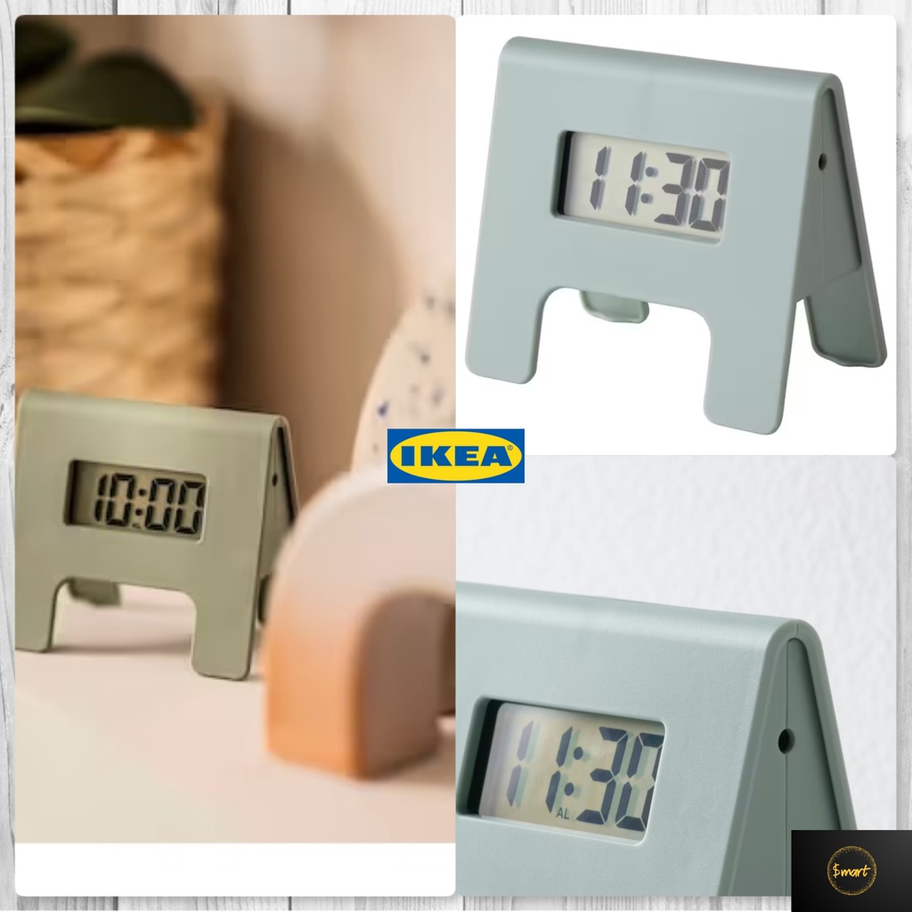 KUPONG ALARM CLOCK GREEN COLOUR 4x6 CM JAM PENGGERA HIJAU IKE4 100