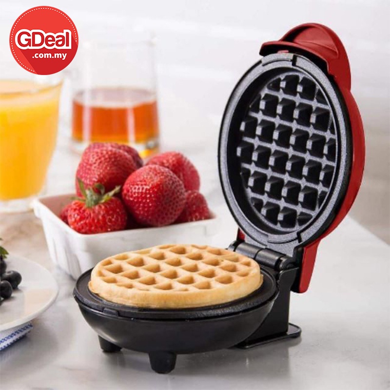 GDeal Kitchen Electric Non Stick Sandwich Waffle Maker Portable Mini Breakfast Machine