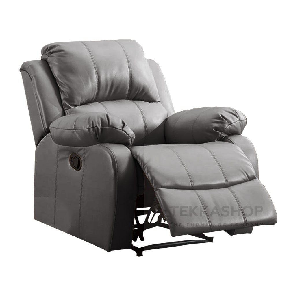 GDSS1780GY Single Seater Leather Sofa Recliner Lounge Chair
