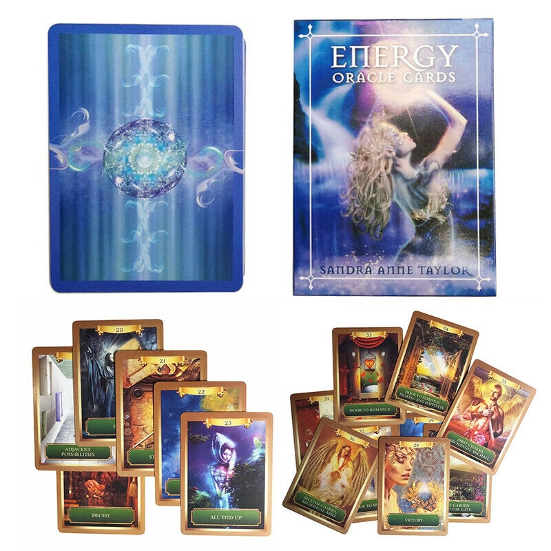 Ready Stock English Version New Card Game Energy Oracle Cards 53 Pieces Divination And Forecasting Tarot Card Shopee Malaysia