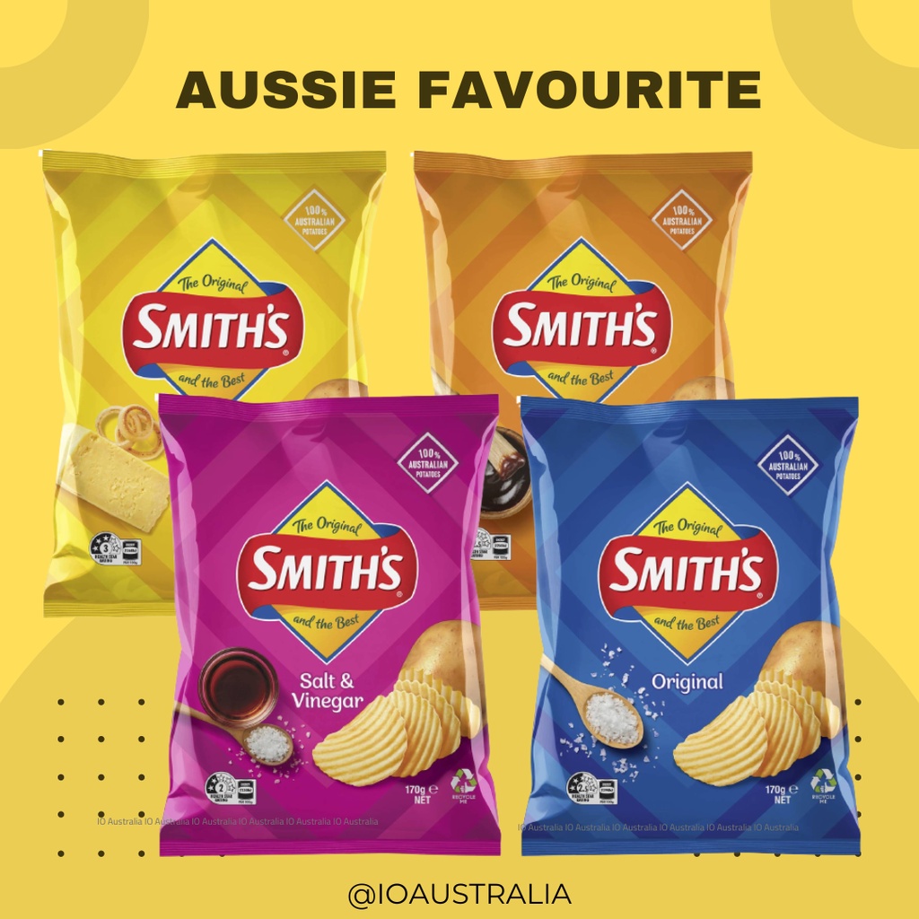 Smith's Crinkle Cut Potato Chips Australia 170g Shopee Malaysia