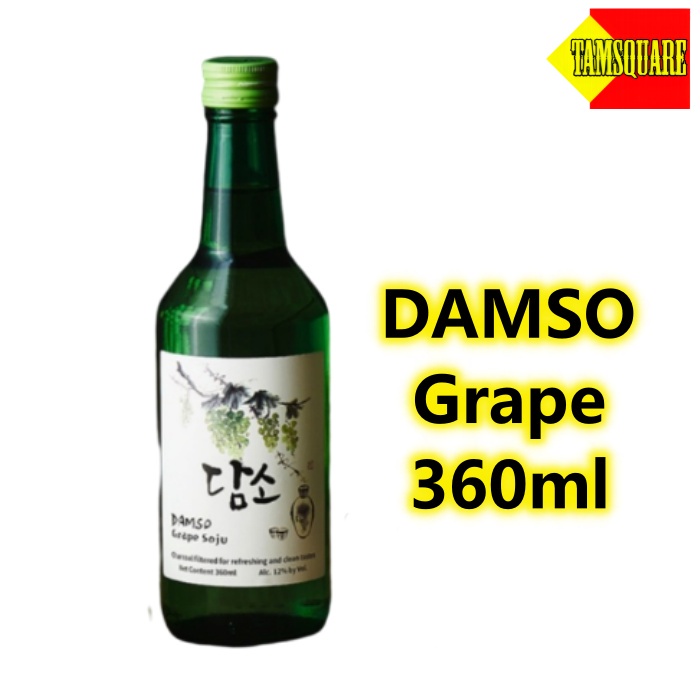 Damso Soju Grape Flavor Imported From Korea With Secure Wrapping