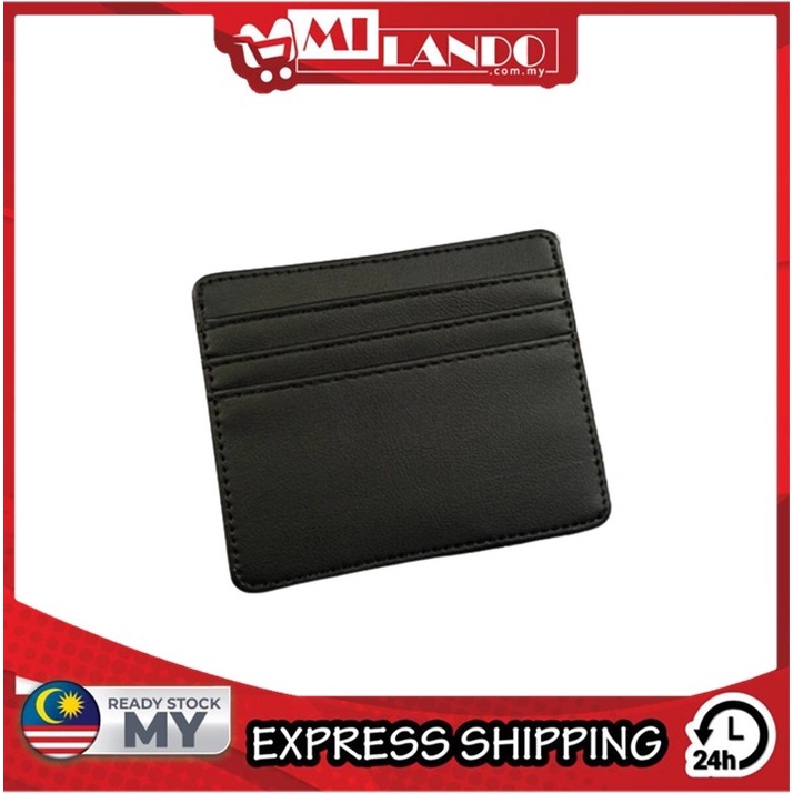 MILANDO Ultra-thin Card Holder Multi Card Position PU Leather PU Card Sleeve Wallet (Type 15)