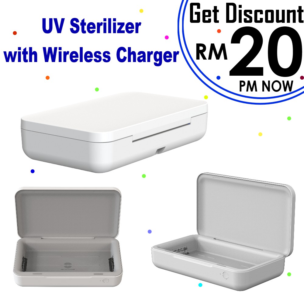 *Ship Within 24 Hours* UV Sterilizer with Wireless Charger - 100% Original Malaysia