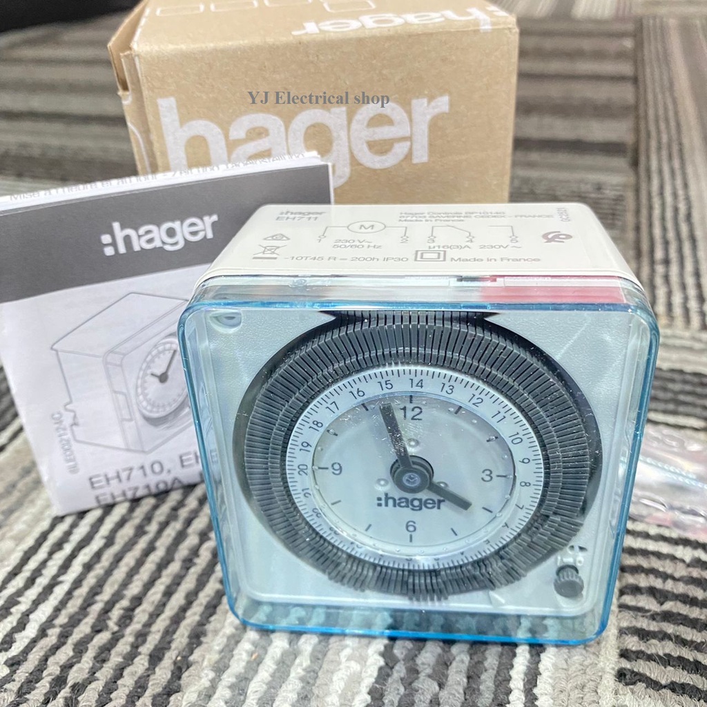 (READY STOCK ) HAGER TIMER EH711 // TIMER SWITCH Shopee Malaysia