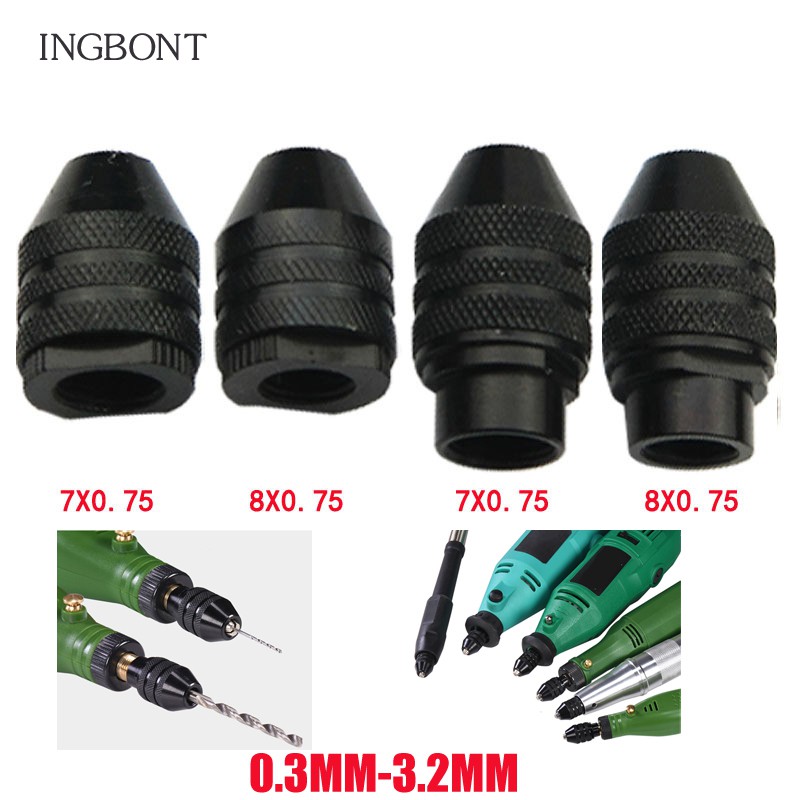 0.33.2mm Multi Drill Chuck Keyless For Dremel Rotary Tools Keyless