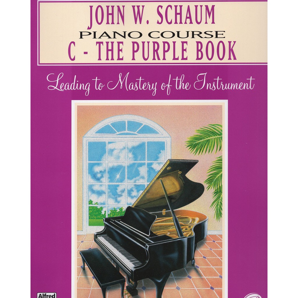 John W Schaum Piano Course C The Purple Book Shopee Malaysia