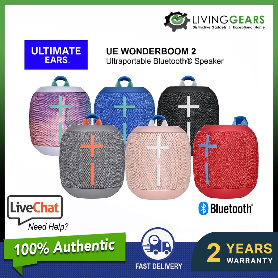 ultimate ears wonderboom portable waterproof bluetooth speaker