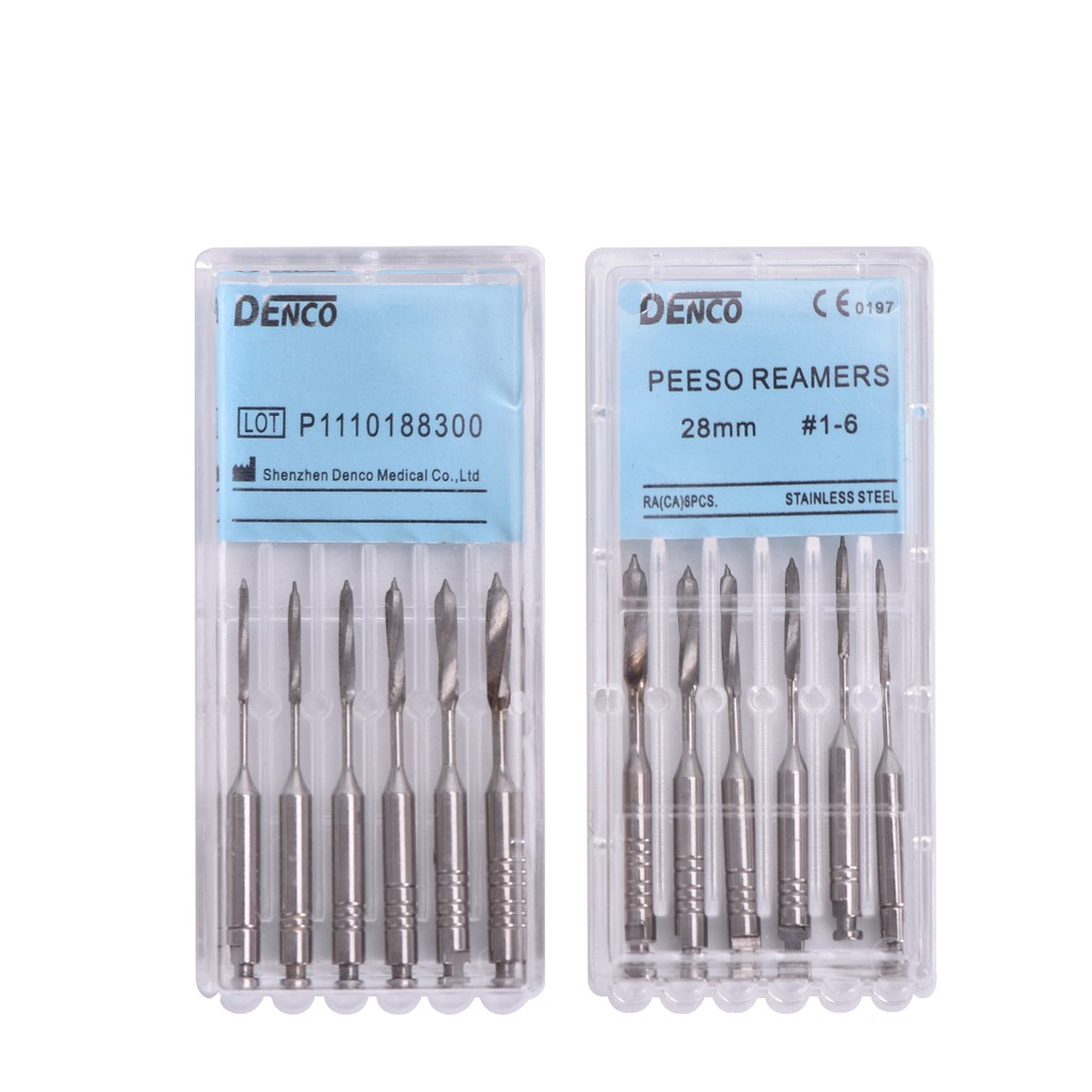 Dental Instrument Peeso Reamers Largo Drills Engine Use Stainless Steel