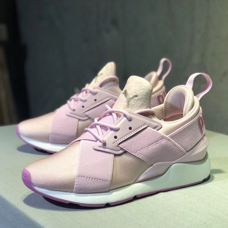 puma muse satin rose gold