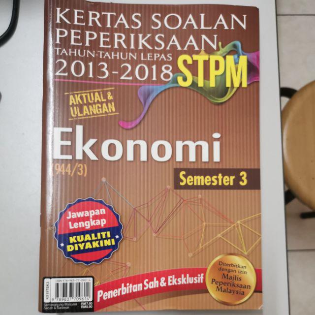 KERTAS SOALAN PEPERIKSAAN TAHUN-TAHUN LEPAS 2013-2018 STPM 