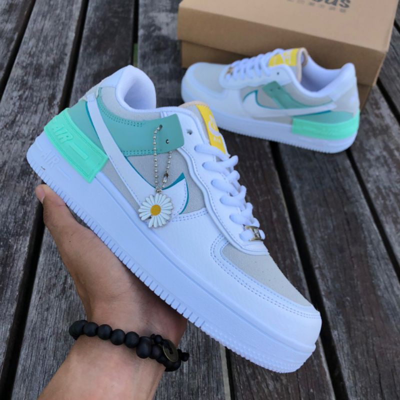 Nike Air Force 1 Shadow Pistachio Women's Casual Shoes - 36-40 EURO