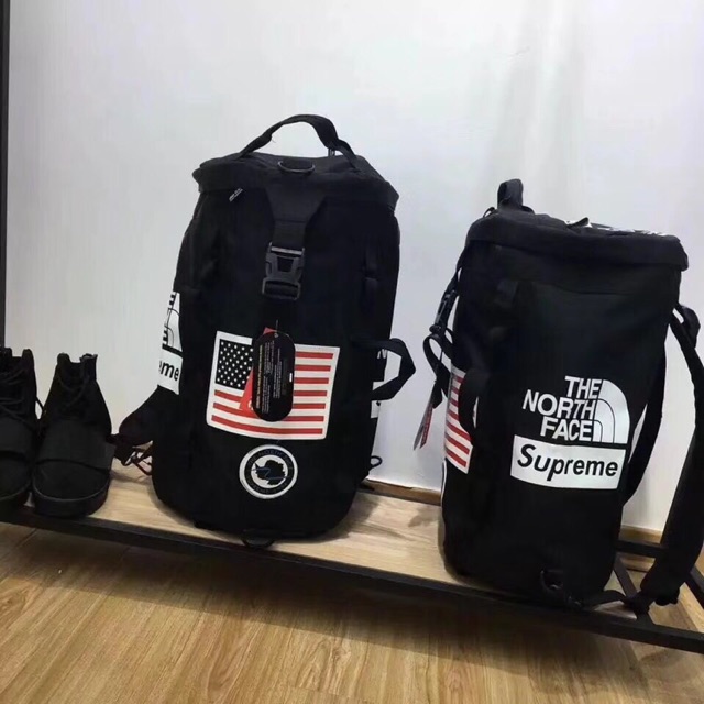 supreme x tnf backpack