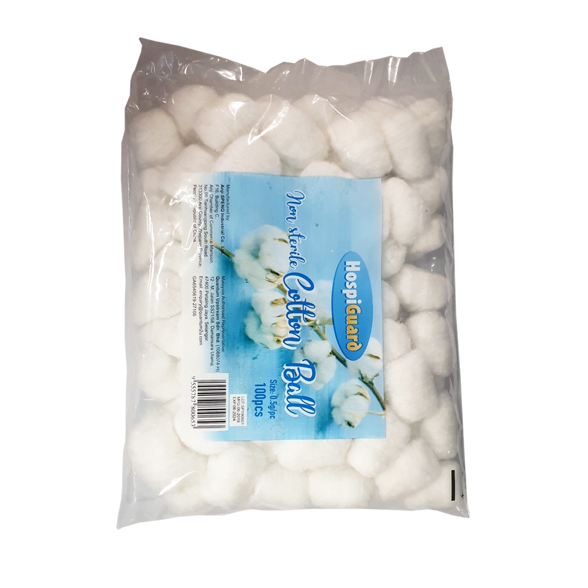 Hospiguard Cotton Balls 100 S Shopee Malaysia