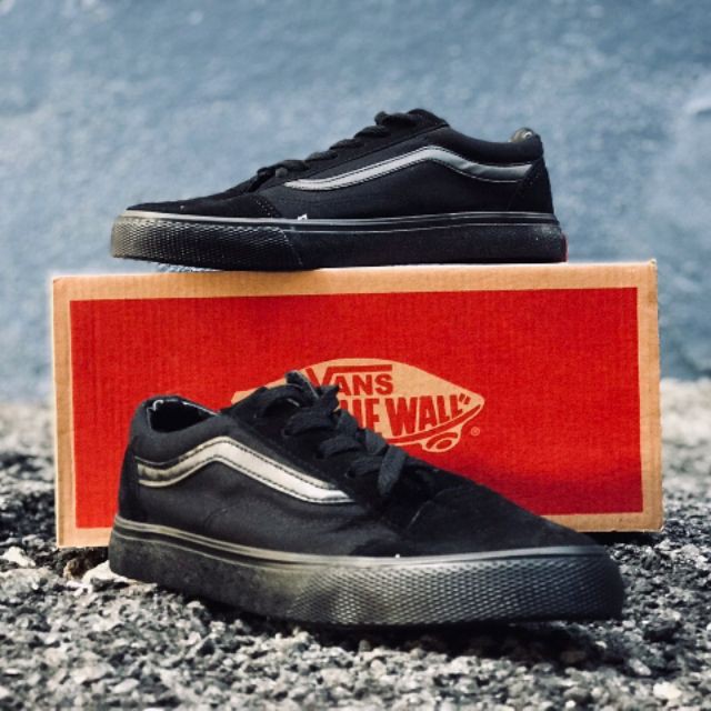 vans old skool all black malaysia