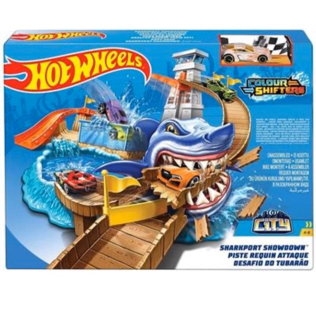 hot wheels color shifters sharkport showdown