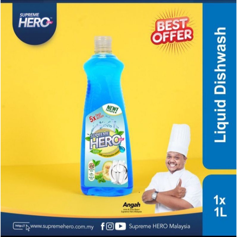 REAL HONEYDEW EXTRACT Supreme Hero DISHWASH Shopee Malaysia