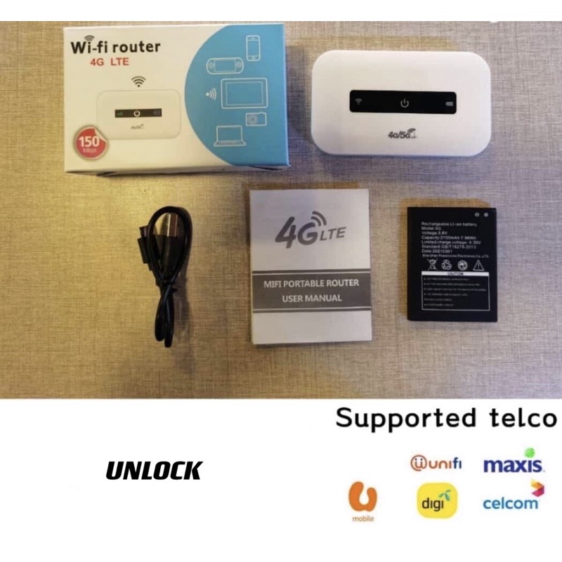 Unlock Pocket Portable Modem D6 Unlimited Hotspot Ready Stock Shopee Malaysia