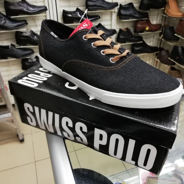Swiss Polo Canvas Shoe | Shopee Malaysia