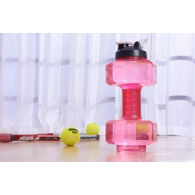 MCFIT Dumbbell Water Bottle Sports Gym Jug Dumbell Shaped Workout Fitness Protein 哑铃水壶