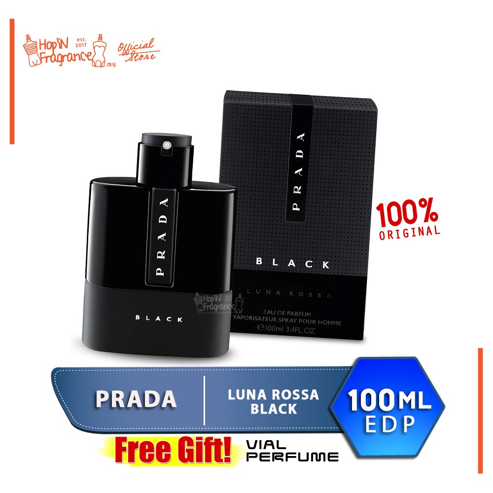 prada black luna rossa perfume