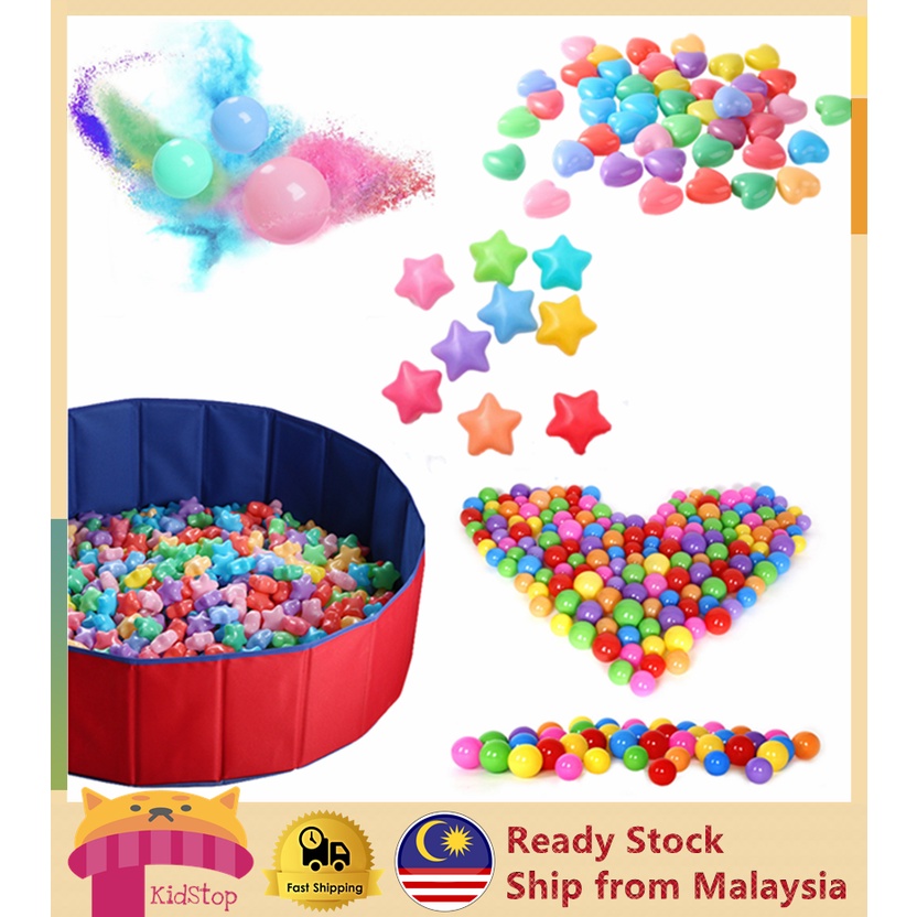 Colorful Soft Plastic Ball Premium CE Eco-Friendly Ocean Ball Baby Toys Pit Pool Play Tent Macaron Bright Colors Ball