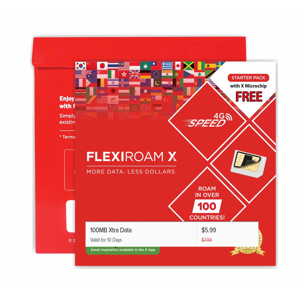 FLEXIROAM X Travel Sim (100MB) Shopee Malaysia