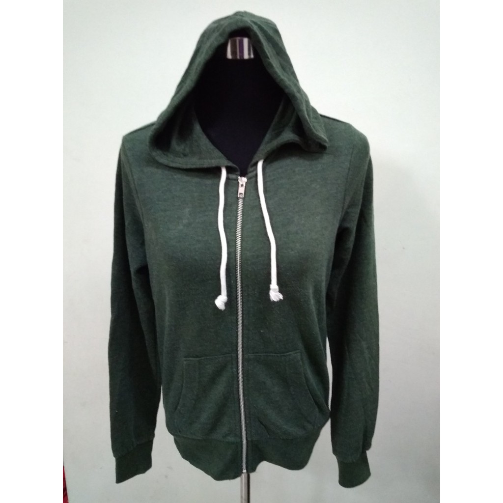 h&m green hoodie