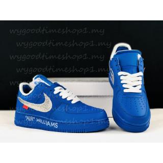 white air force blue tick