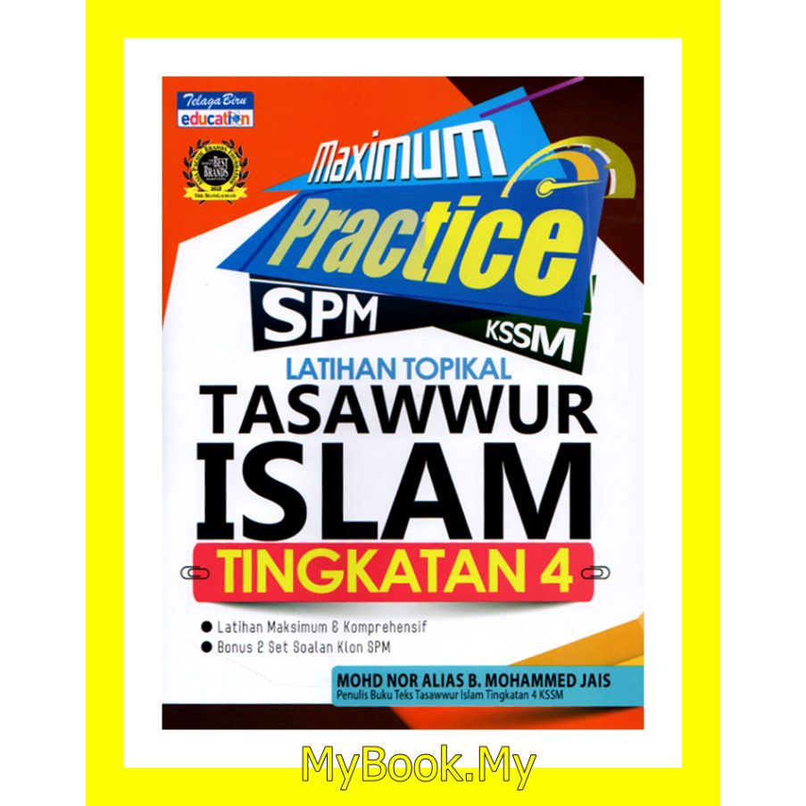 Myb Buku Latihan Latihan Topikal Tasawwur Islam Kssm Tingkatan 4 Telaga Biru Shopee Malaysia