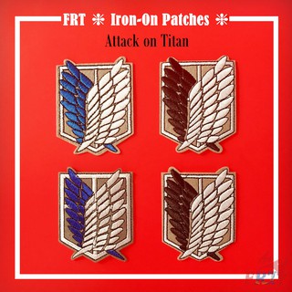 ☸ Anime：Attack on Titan Patch ☸ 1Pc Diy Sew On Iron On Badges Patches