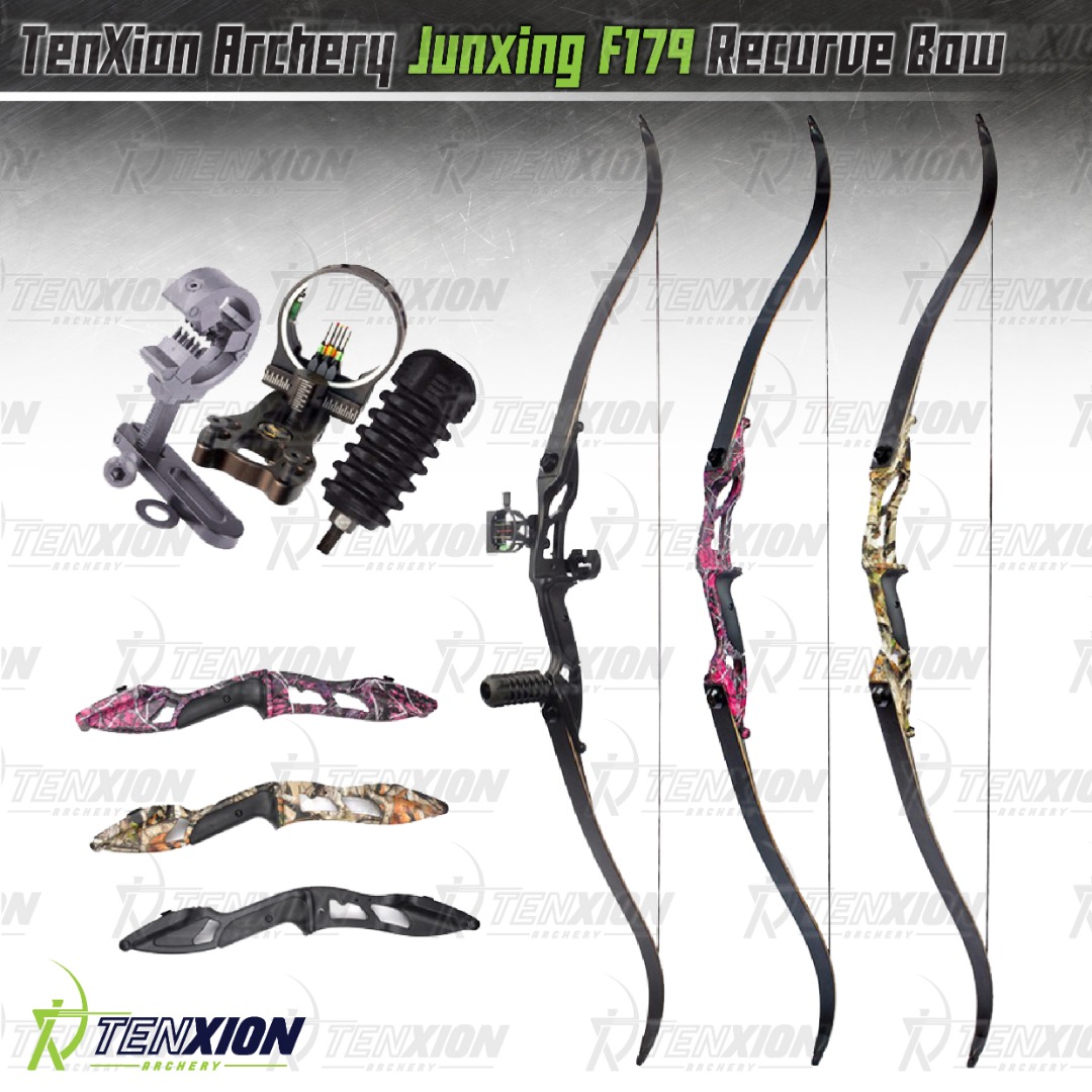 TenXion Archery JunXing F179 Recurve Bow Busur Anak Panah