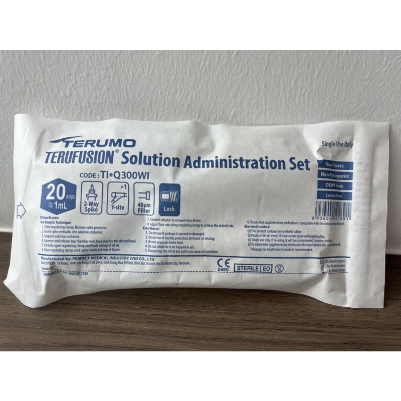 TERUMO Terufusion Solution Administration Set(Drip Set) Shopee Malaysia