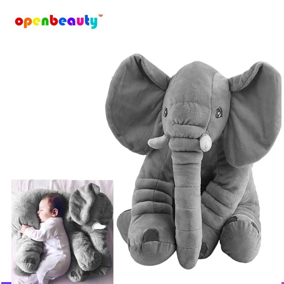 baby soft plush elephant sleep pillow