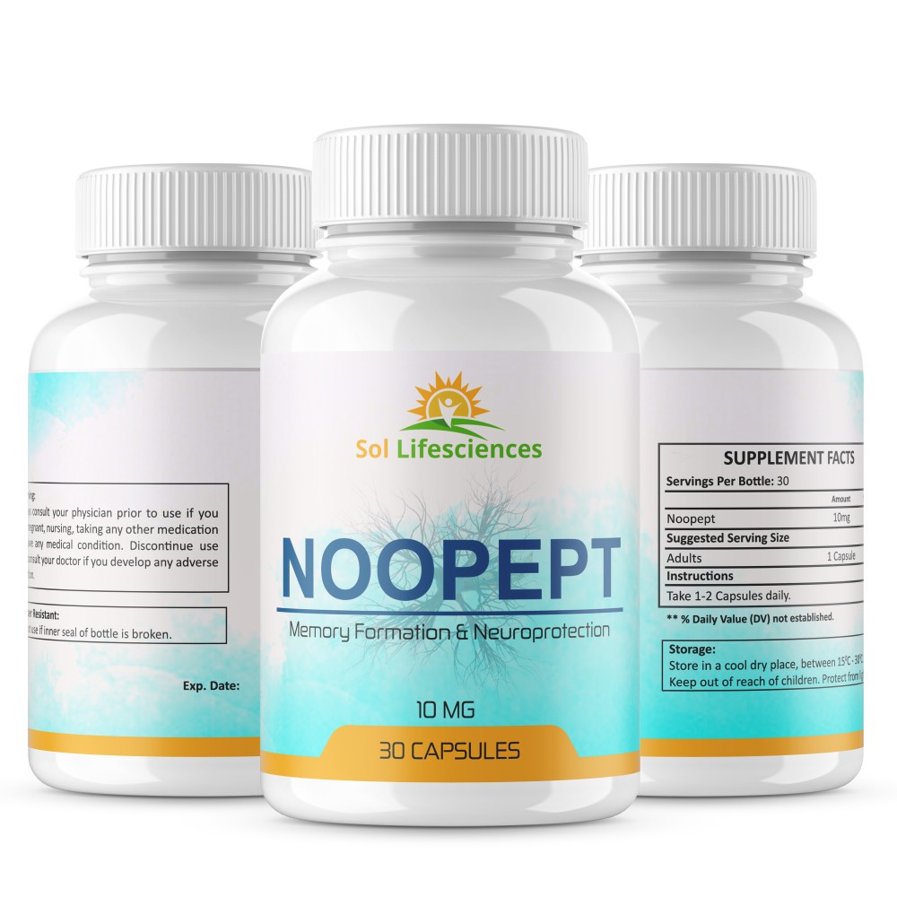 Nootropic (Noopept 10mg) 30 capsules/bottle